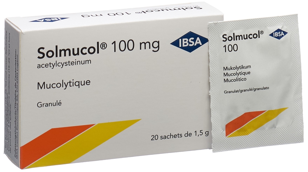 SOLMUCOL Gran 100 mg ohne Zucker Btl 1.5 g