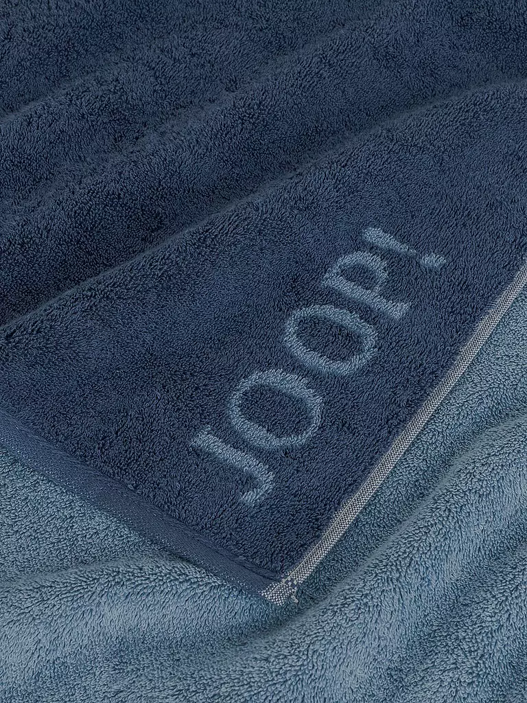 JOOP Handtuch 50x100cm DIVEDED DOUBLEFACE Aqua dunkelblau