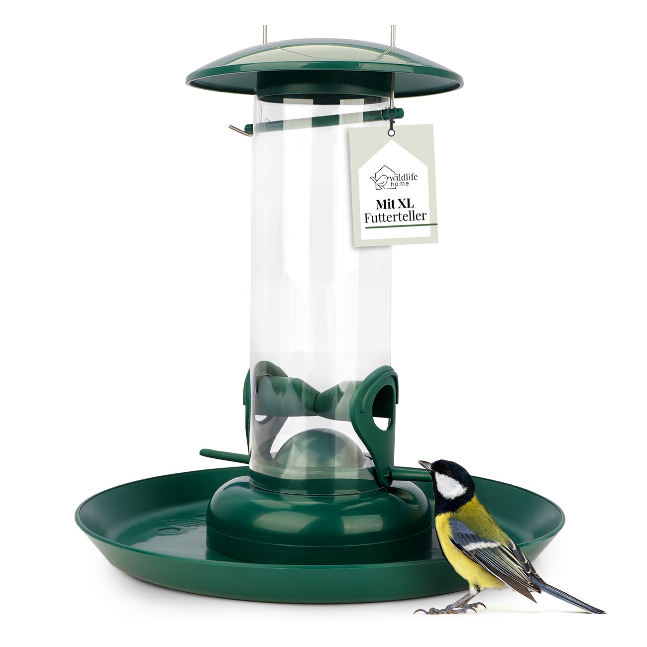 WILDLIFE HOME Futtersäule mit XL Futterteller