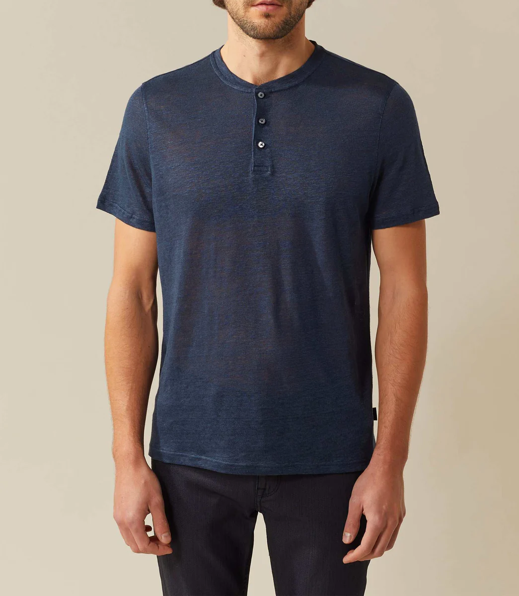 T shirt col rond marine 