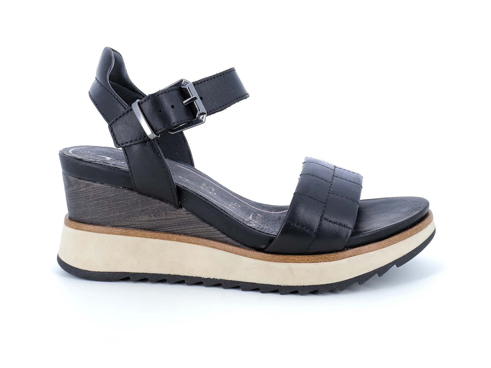 Tamaris-28015 Cuir Noir