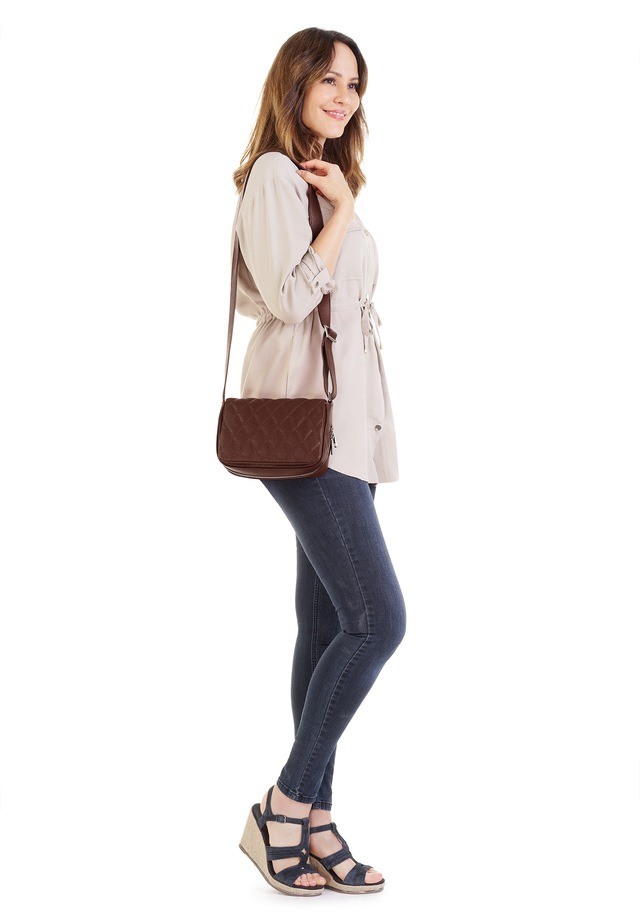 Cluty Henkeltasche echt Leder, Made in Italy
