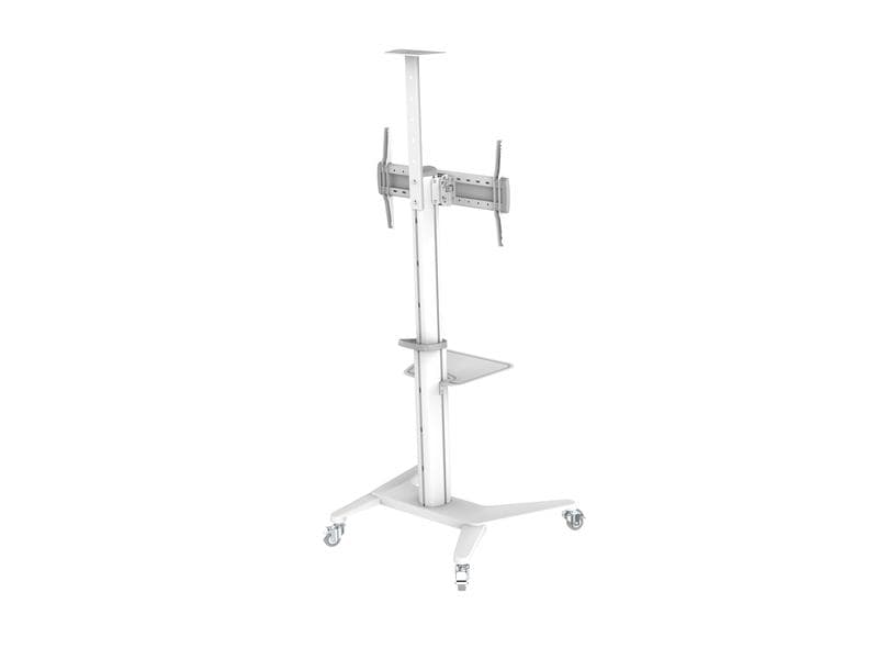 PureMounts TV-Trolley PDS-0003C PureMounts DS, Weiss TV Rollwagen – Full Motion – VESA 200-600, Weiss