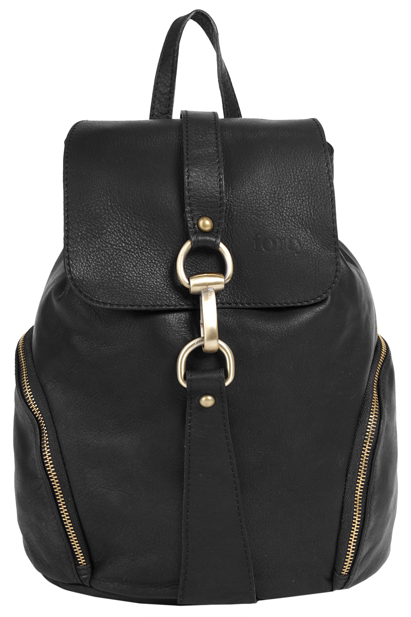 forty° Cityrucksack echt Leder, Made in Italy