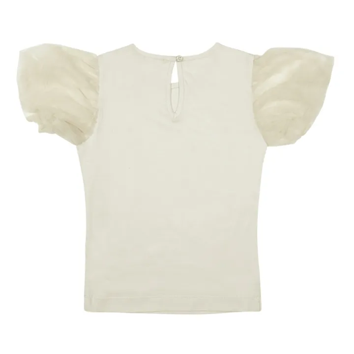 Baje Studio T-Shirt Vivian Manches Tulle | Sable