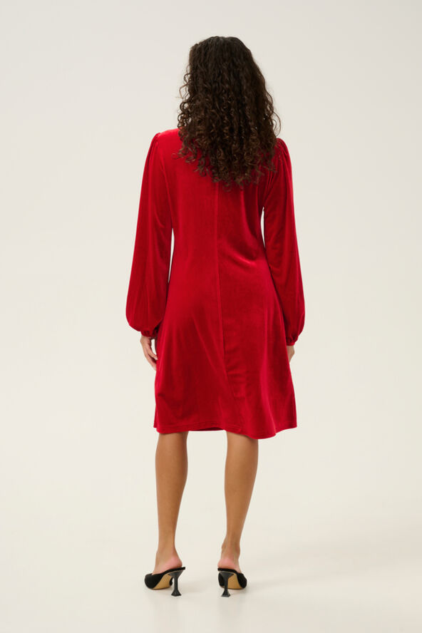 Cream CRPativa Dress Jester red