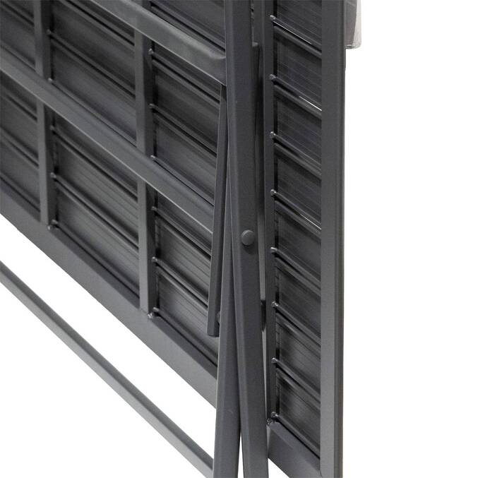 Table de jardin pliante rectangulaire AZUA Graphite