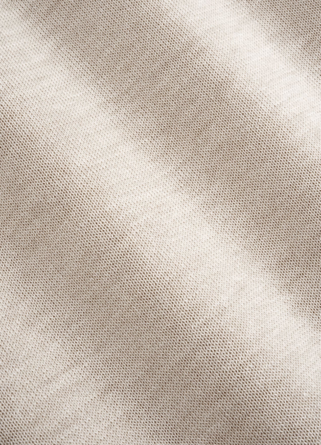 Pull col rond sable