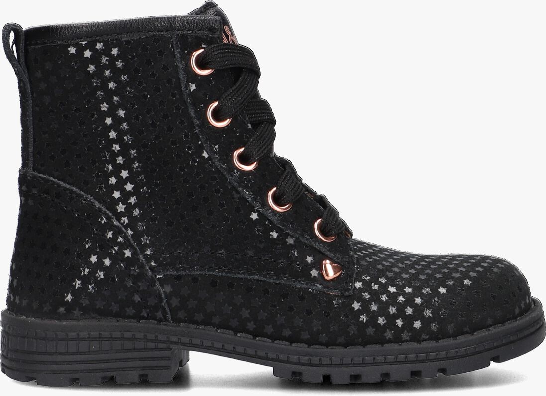 TON & TON zwarte ton & ton veterboots hedvig