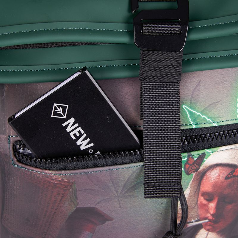 New Rebels Mart Art Los Angeles Rolltop Backpack Mini Milkmaid