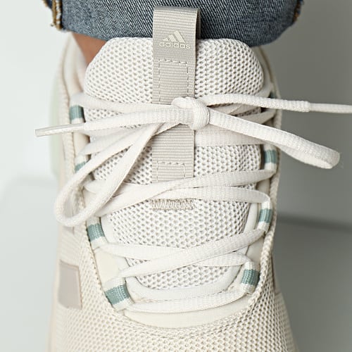 Baskets Racer TR23 ID7355 Aluminium Wonder Beige Silver Green