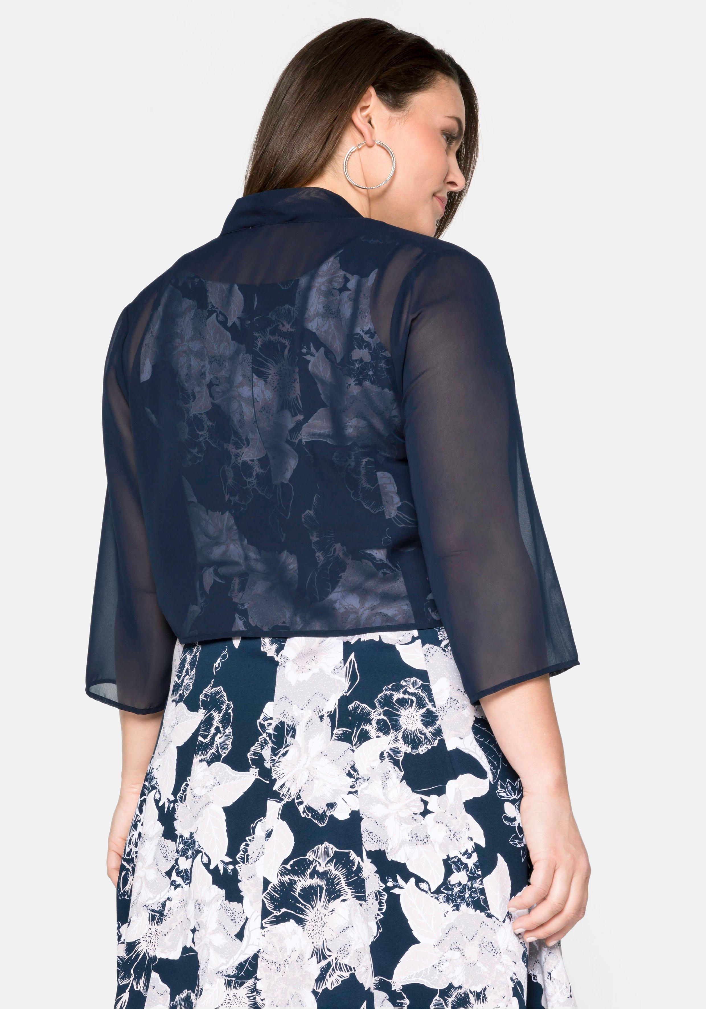Chiffon-Bolero im Zipfellook