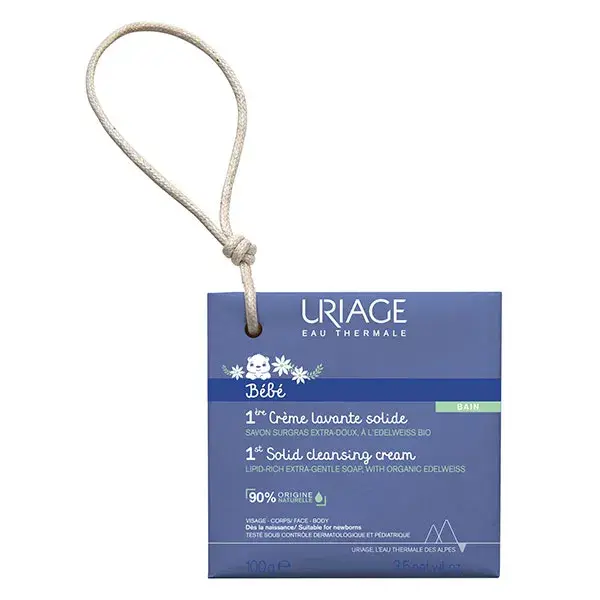 Uriage Baby 1st Creme de Limpeza Sólido para Rosto e Corpo 100g