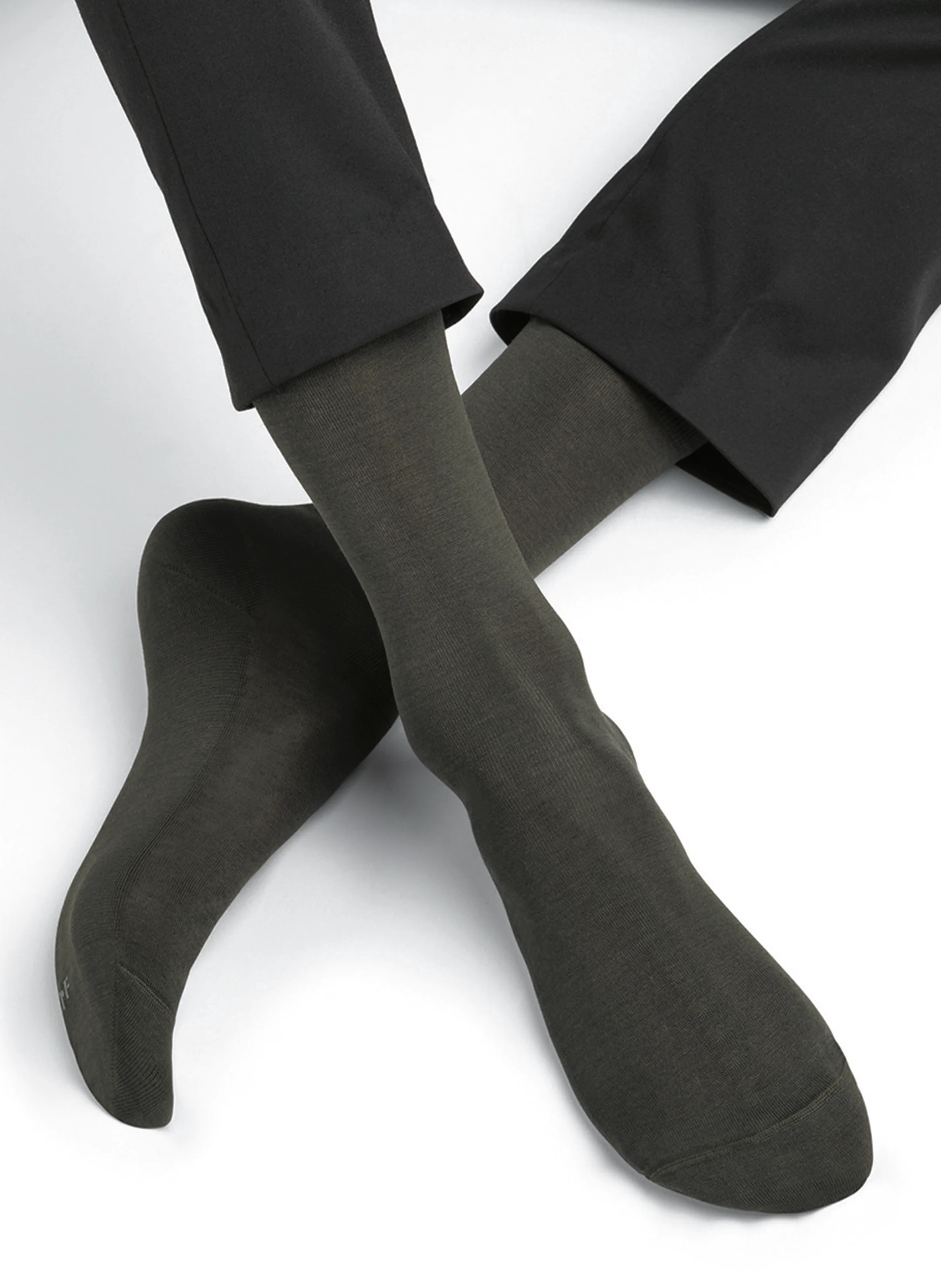 Chaussettes hautes en coton | Vert