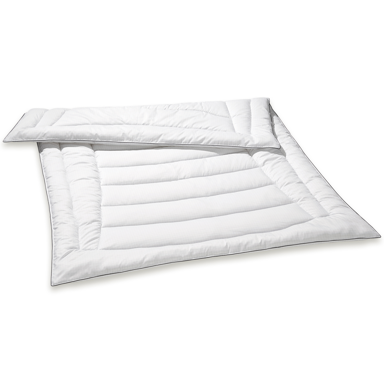 Leicht-Steppbett - Carbon-Edition - waschbar 60 Grad - 135x200 cm