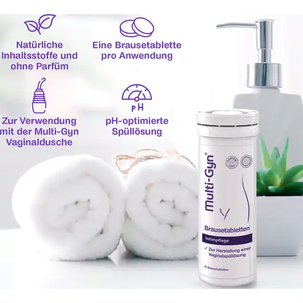 Brausetabletten zu Vaginaldusche