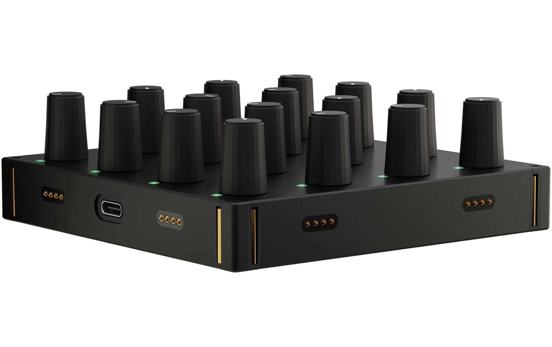 Controller PO16<br>Kompakter, modularer USB-MIDI-Controller mit 16 Drehpotentiometern