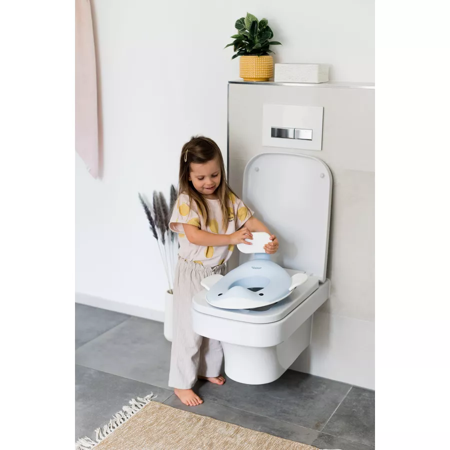 KINDSGUT Toilettenaufsatz Wal hellblau