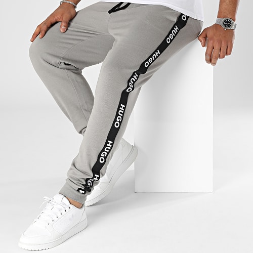 Pantalon Jogging A Bandes Sporty Logo 50496995 Gris