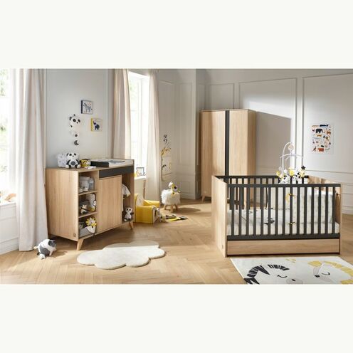 Little big bed 140x70 NOVA Gris volcan - SAUTHON