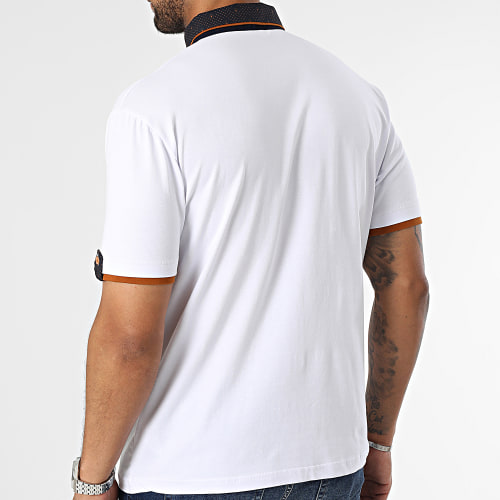 Polo Manches Courtes Blanc