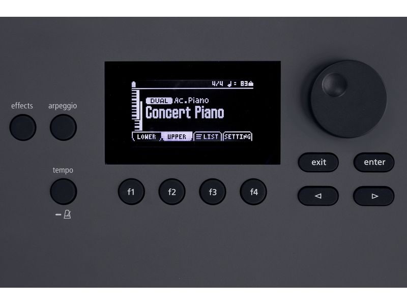 Roland Keyboard GO:KEYS 5 Graphite Keyboard mit 61 anschlagsdynamischen Tasten und Zen-Core Engine