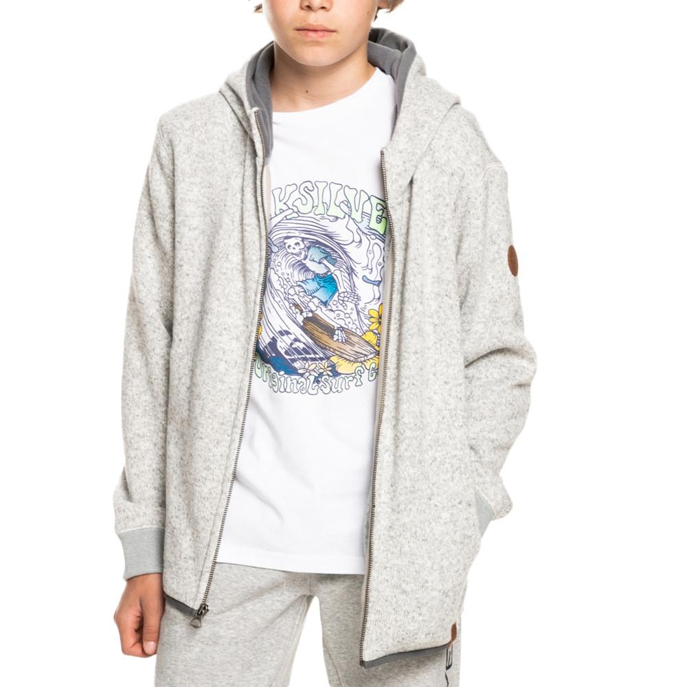 Quiksilver Sweat à capuche Gris Garçon Quiksilver Kellerzipy
