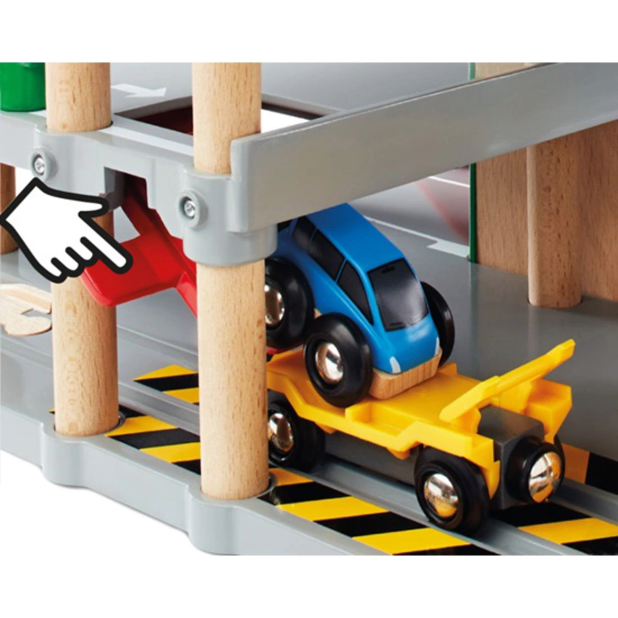 BRIO® Parkhaus Straßen und Schienen