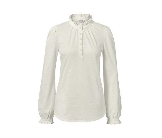 Langarmshirt mit Rüschen