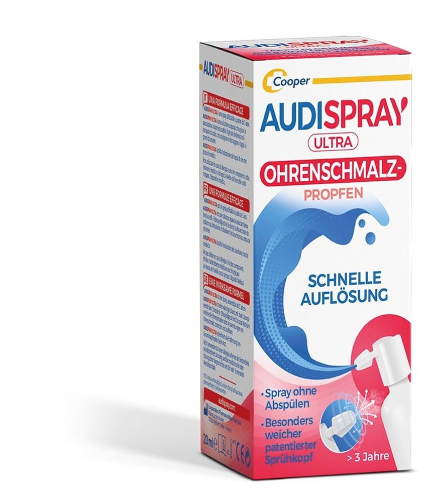 AUDISPRAY Ultra Ohrenpfropfen Lös 20 ml