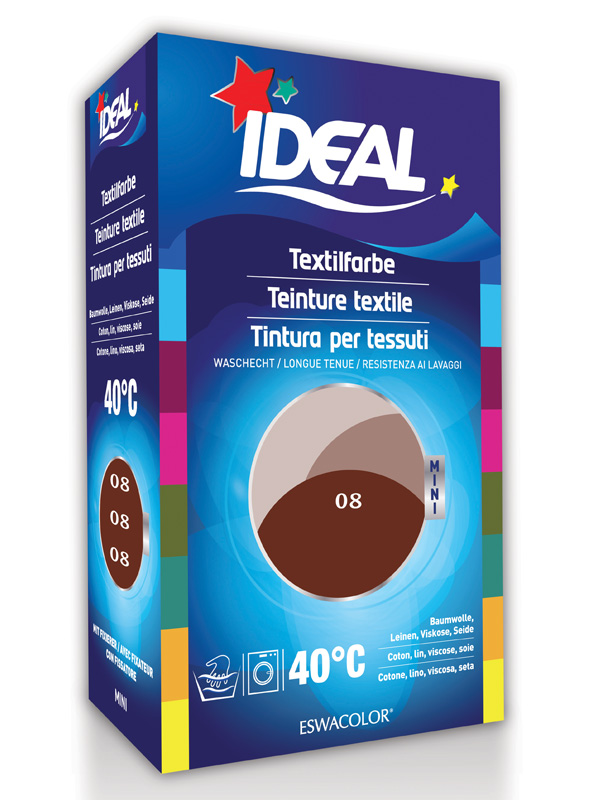 IDEAL MINI Baumwolle Color No08 rotbraun 1 Stk