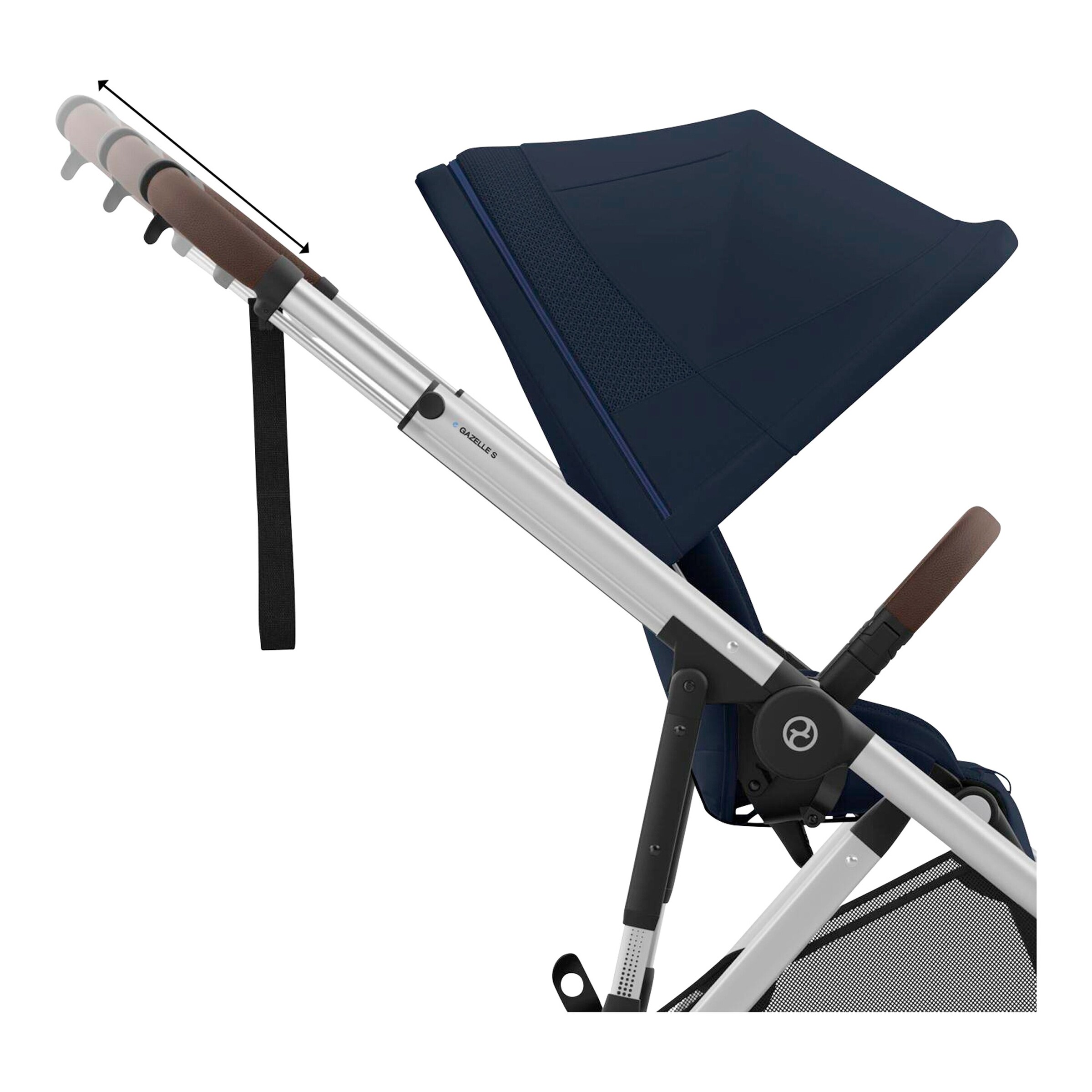 Cybex - GOLD Kinderwagen e-Gazelle ocean blue