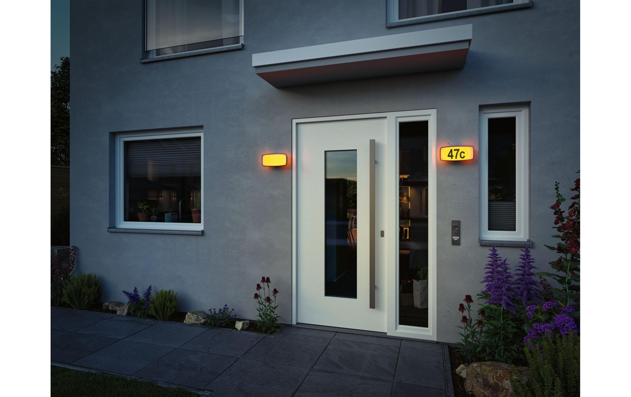 LED Hausnummernleuchte, Smart Home Zigbee 3.0Wandnummerleuchte