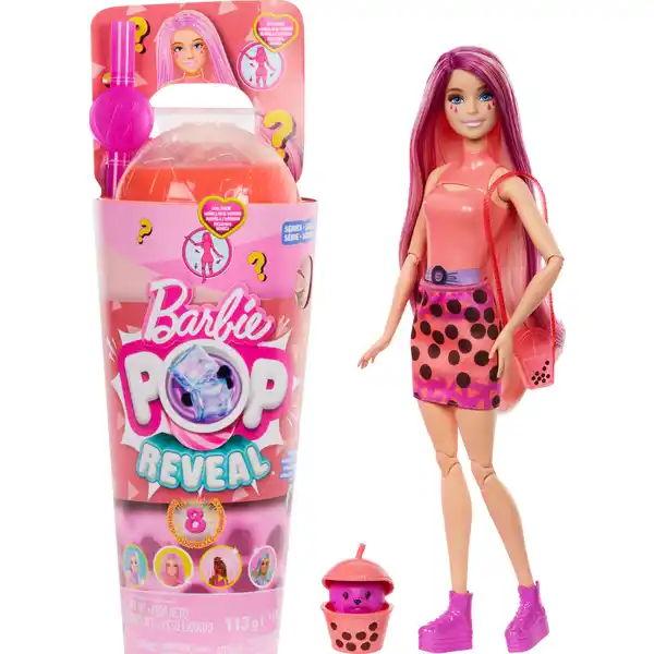 Barbie Pop! Reveal Bubble Tea Series - Mango Mochi