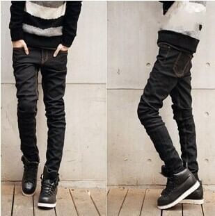 Acrius - Hoge taille gewassen rechte jeans