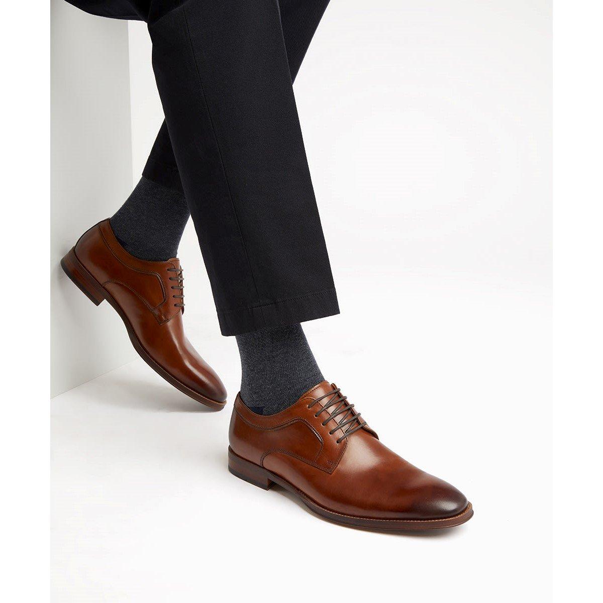 Dune London Sparrows Leather Gibson Shoes