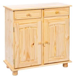 Kommode BENJAMIN 88x87x43 cm Massivholz Kiefer Natur