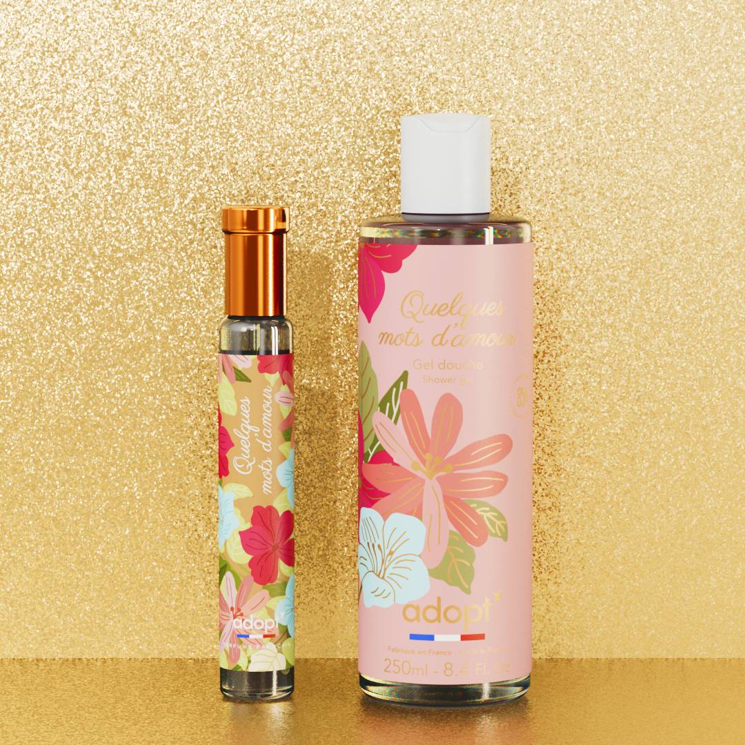 Quelques mots d'amour Coffret Eau de parfum 30ml + gel douche
