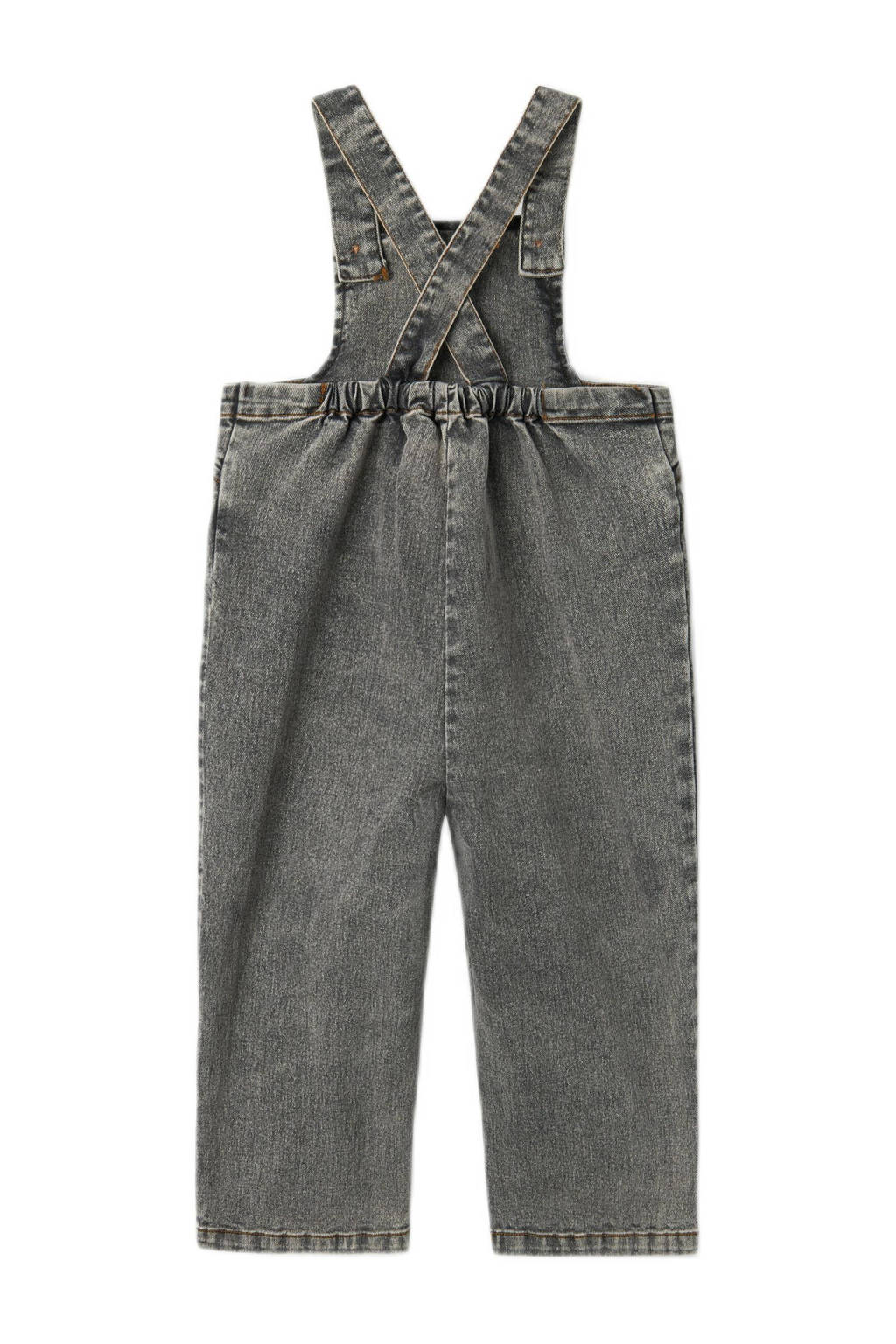 LIL' ATELIER tuinbroek grey denim