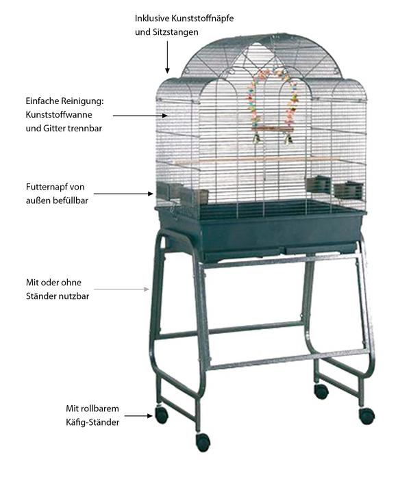 Montana Vogelvoliere Memphis II Antik,