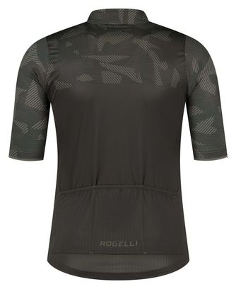 Maillot Manches Courtes Velo Rogelli Camo - Homme - Vert militaire