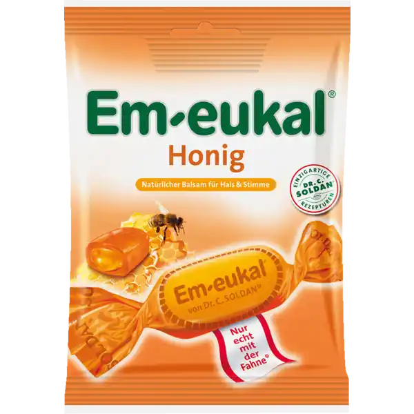 Gefüllte Honig-Hustenbonbons