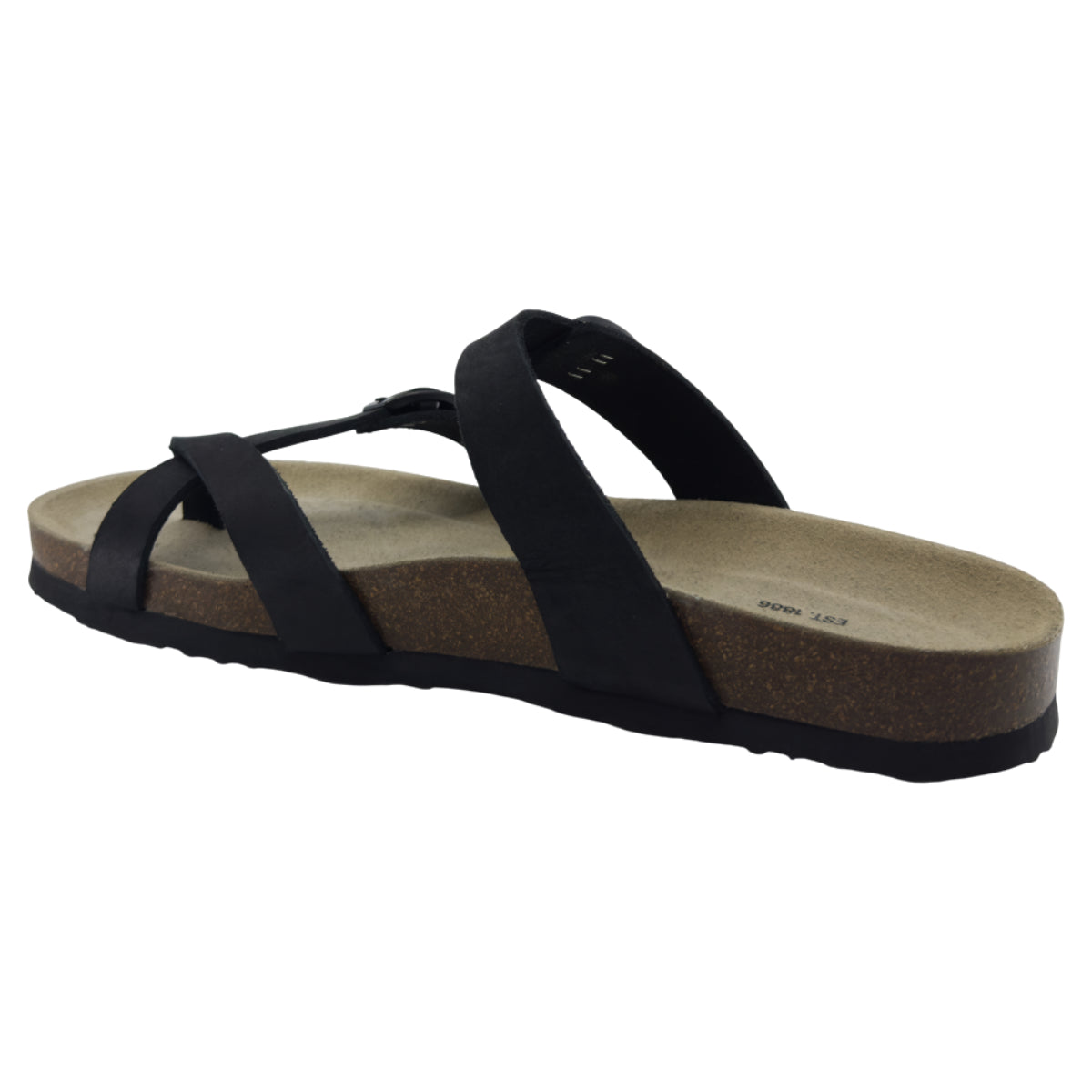 Flade sandaler, kvinder, sort