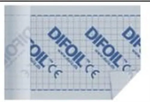 Dampspærrefolie Difoil 1,5x50m hvid