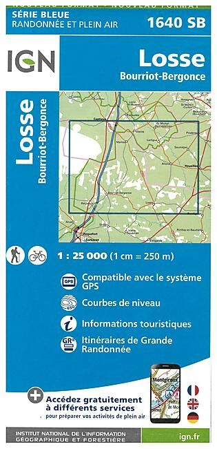 IGN - 1640 SB LOSSE 1 25 000