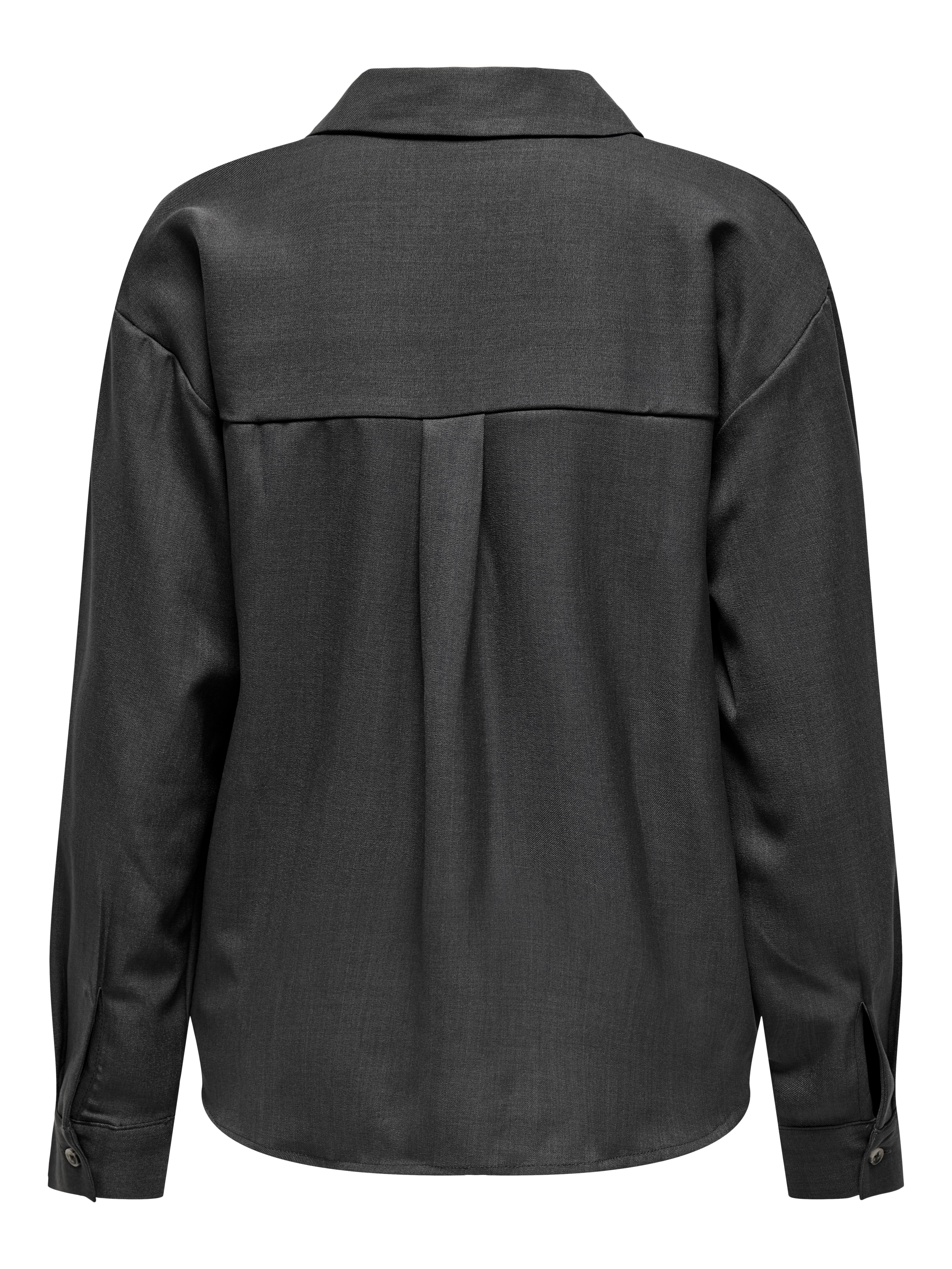 JDYNINA Hemd Dark Grey Melange