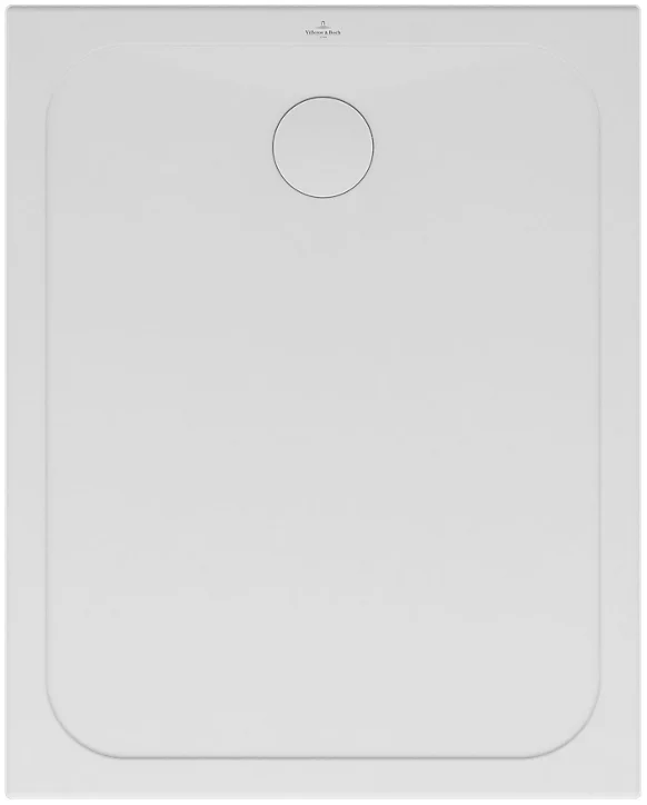 Receveur de douche 80 x 100 cm en céramique, blanc, Villeroy & Boch Slim