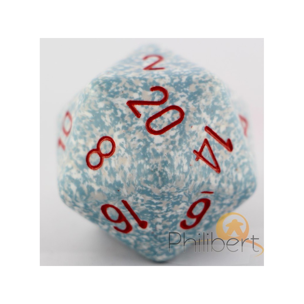 Dé 20 Faces Speckled 34mm