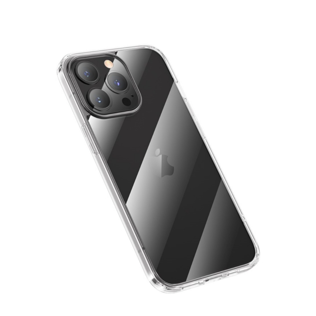iPhone 13 Pro Hybrid 2in1 Hülle TPU Bumper   Acryl Rückseite - Transparent