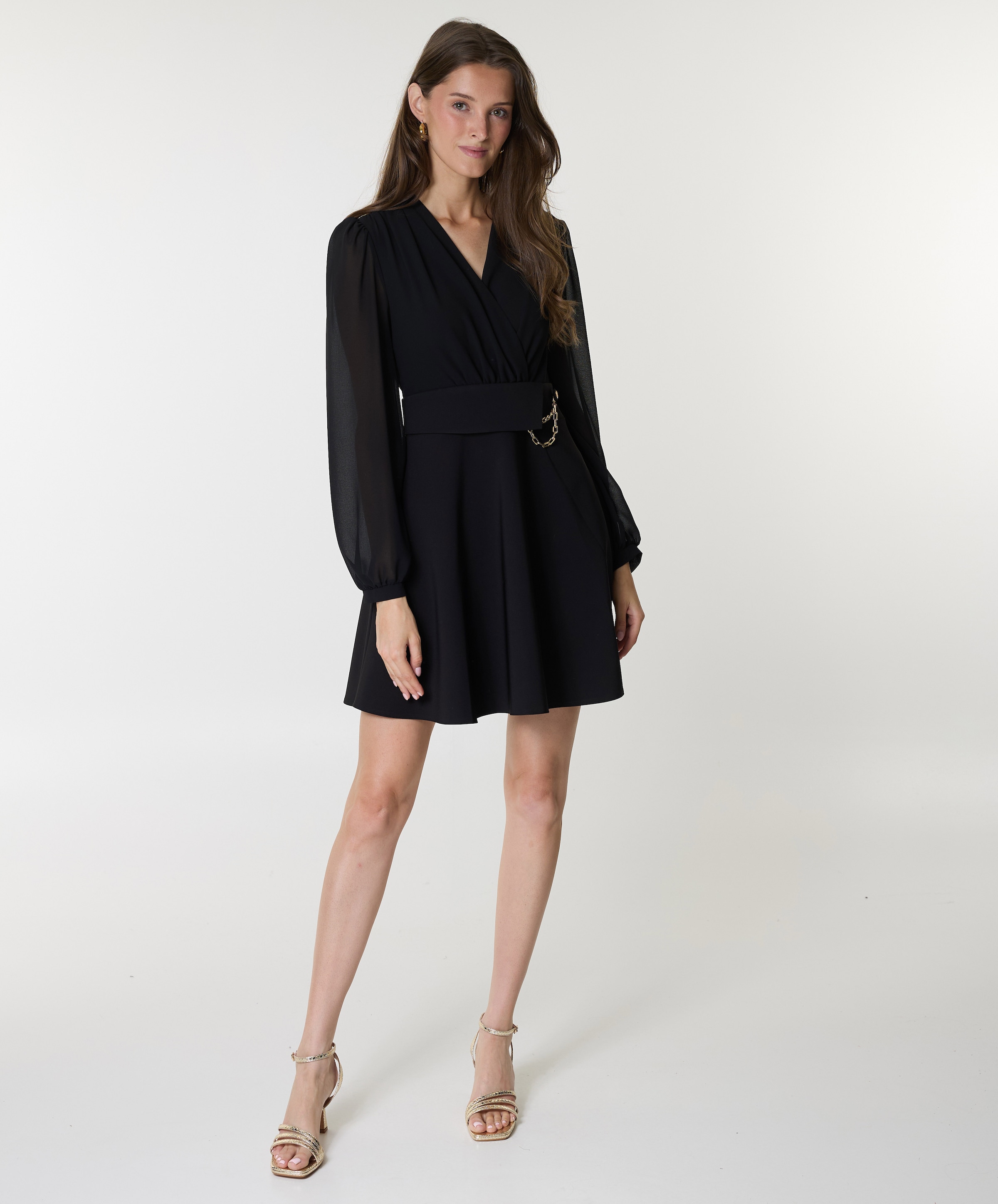 Rinascimento Dames jurk zwart